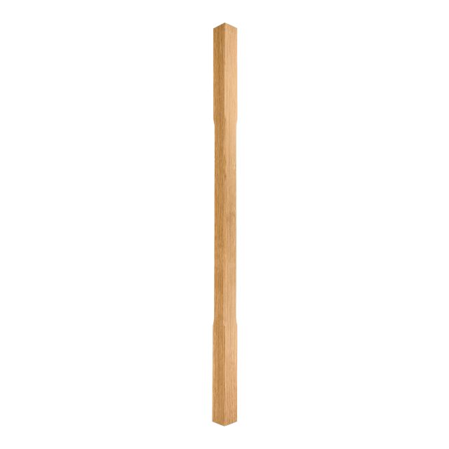 AW Oak-Chamfered-41mm x 900 - Wooden staircase spindle.