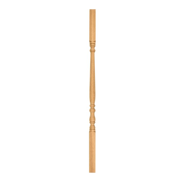 AW Oak-No 2-Colonial-35mm x 900 - Wooden staircase spindle.