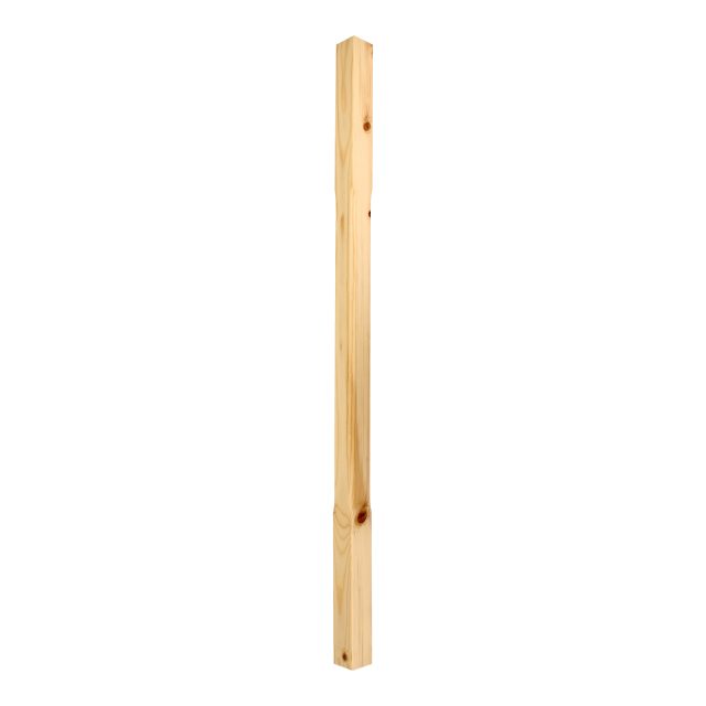 Pine-Chamfered-41mm x 900 - Wooden staircase spindle.