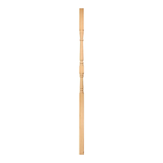 Pine-London Turned-35mm x 1100 - Wooden staircase spindle.