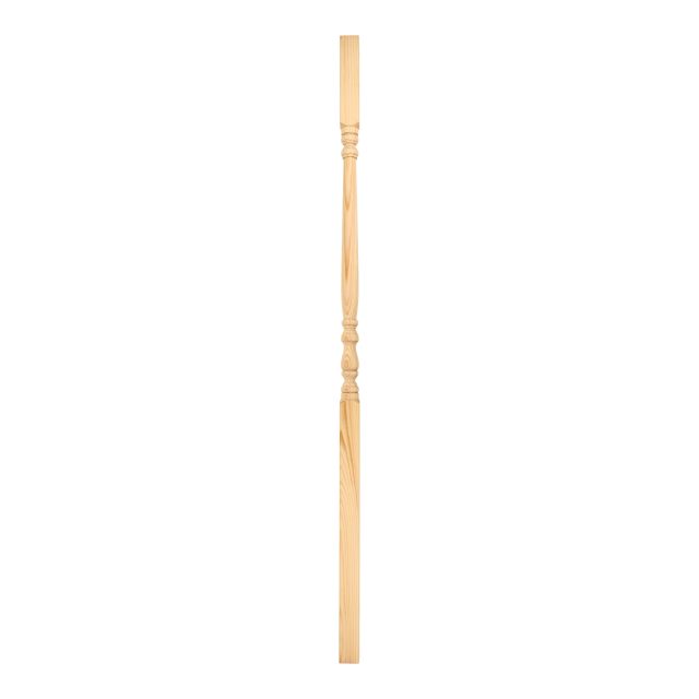 Pine-No 2-Colonial-35mm x 1100 - Wooden staircase spindle.