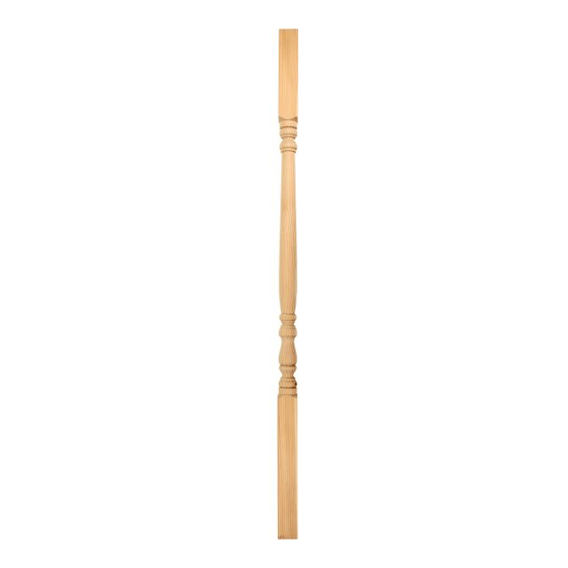 Pine-No 2-Colonial-35mm x 900 - Wooden staircase spindle.