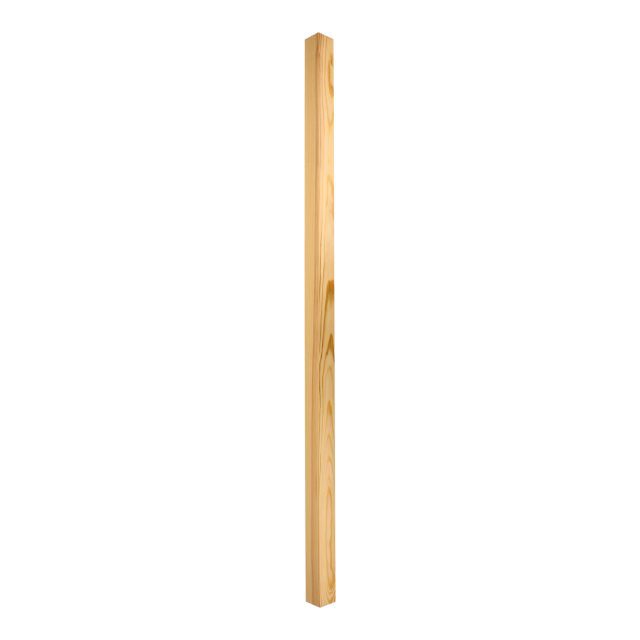Pine-Square-41mm x 1100 - Wooden staircase spindle.