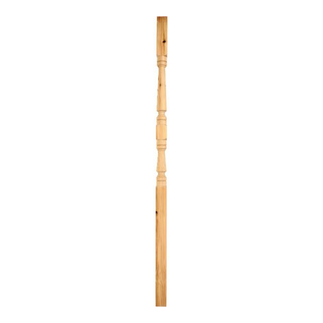 Rosslyn Avenue London-SW130JX - Wooden staircase spindle.
