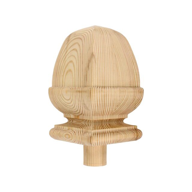 118mm-Pine-Square Turned Acorn