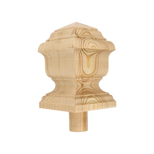 118mm-Pine-Square Turned Urn