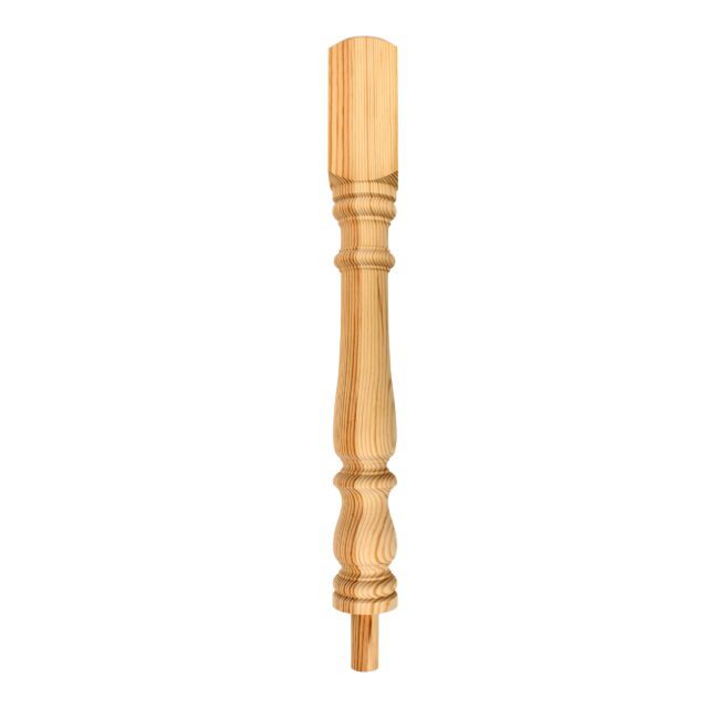 94mm-Pine-Colonial Turned-No Cap