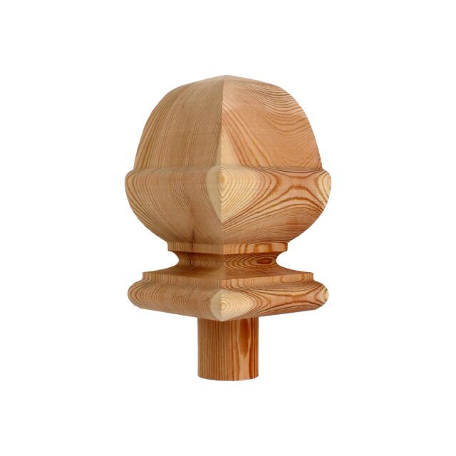 94mm-Pine-Square Turned Acorn