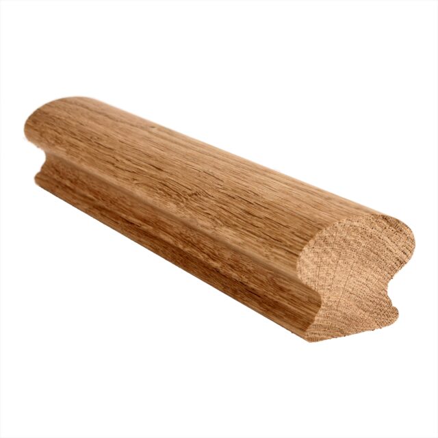 A/W Oak-Crown Bubble-No Groove-per 1.2m length