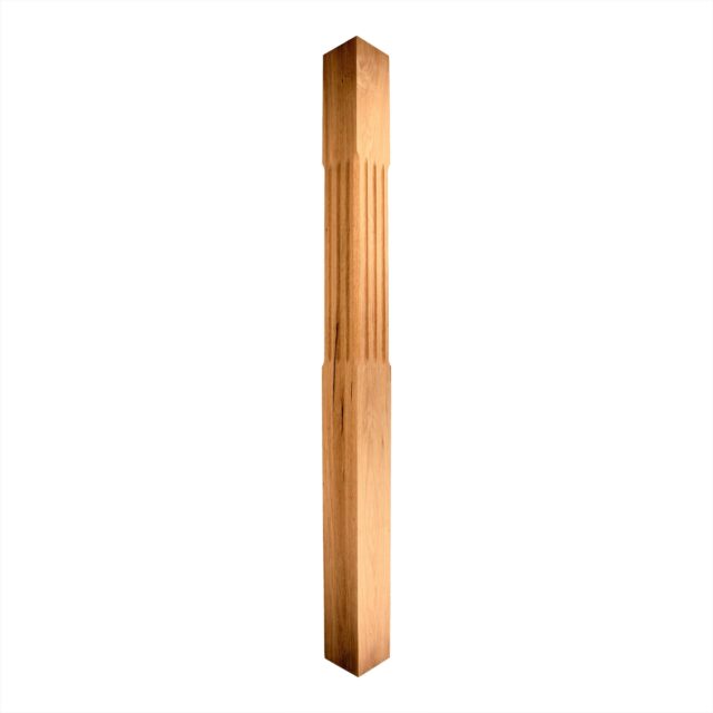 116mm-A/W Oak-Square Chamfered & Fluted