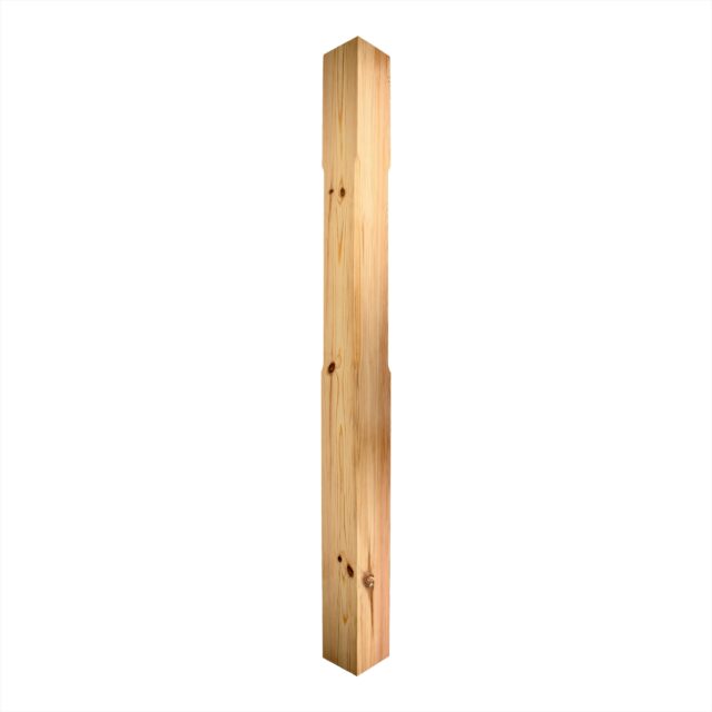 116mm-Pine-Square Chamfered