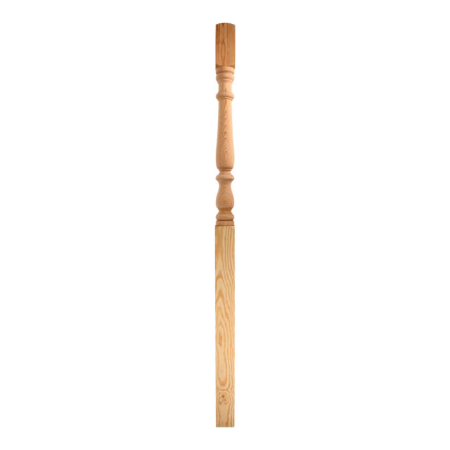 70mm Pine Colonial Turned No Cap Half