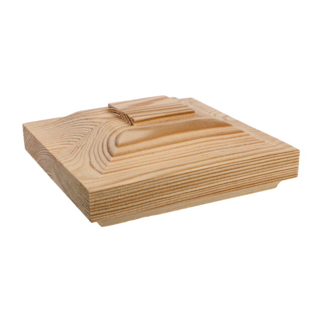 Manor Drive London-N200DX - Matching wooden newel post cap for staircase.
