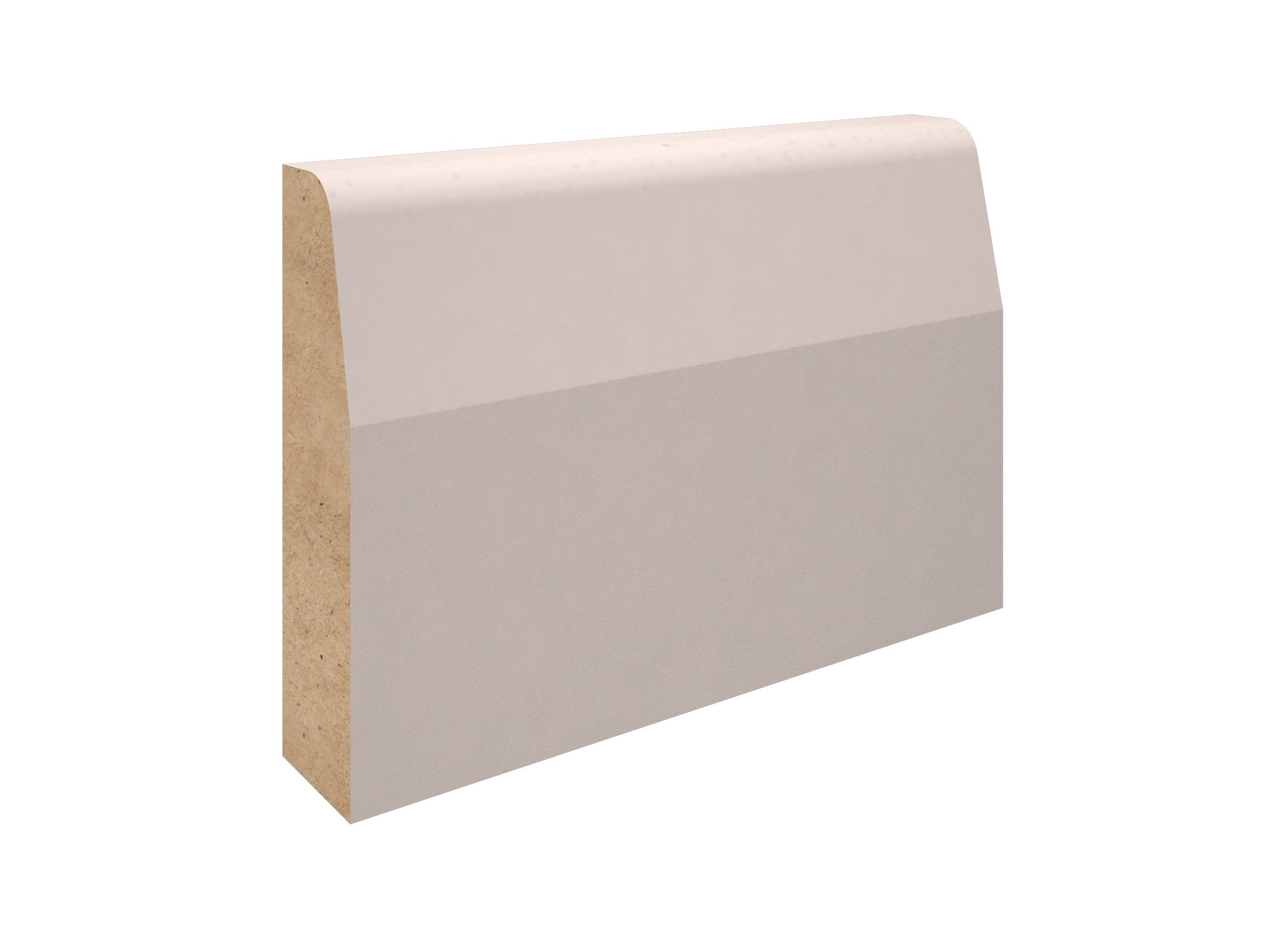 White Primed MDF-Chamfered & Rounded Architrave-68x18x4400
