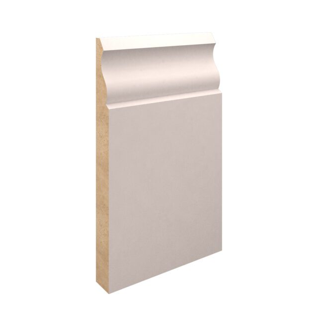 White Primed MDF-Ogee Skirting-168x18x4400