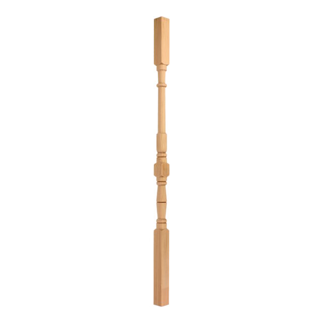 Dennan Road Surbiton-KT67RY - Matching wooden turned spindle for staircase.
