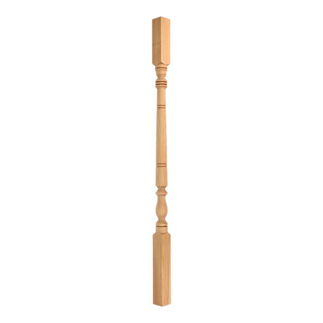 Hendham Road London-SW177DH - Matching wooden turned spindle for staircase.