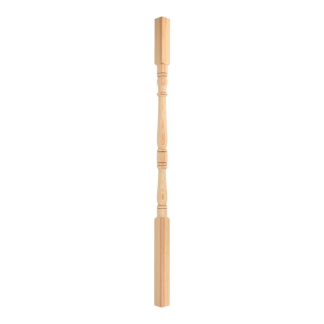 Cornwall Gardens London-NW102QX - Matching wooden turned spindle for staircase.