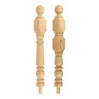 Dundonald Road London-NW103HP - Matching wooden newel post for staircase.