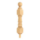 Hendham Road London-SW177DH - Matching wooden newel post for staircase.
