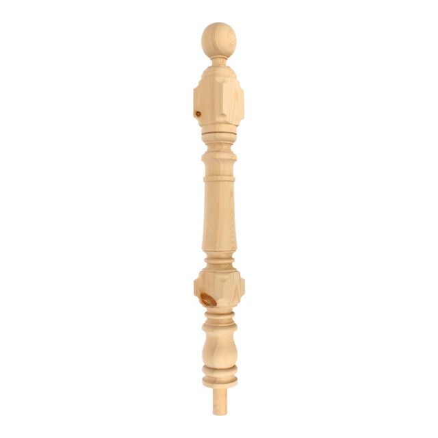 Trewsbury Road London-SE265DP - Matching wooden newel post for staircase.