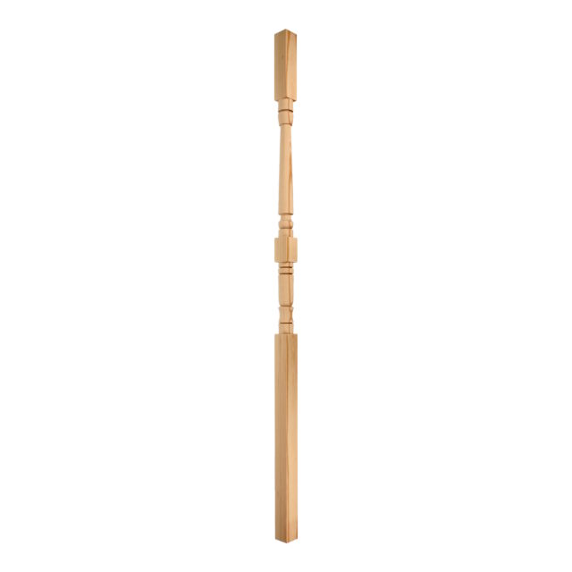 Musard Road London-W68NR - Matching wooden turned spindle for staircase.