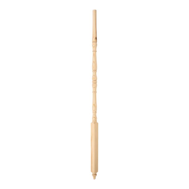 Shepards Bush Road London-W67PD - Matching wooden turned spindle for staircase.