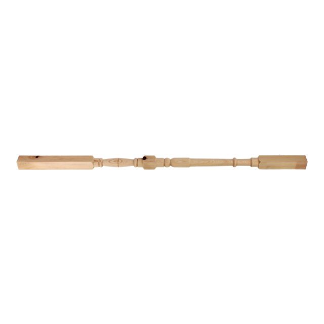 Balfern Grove London-W42JX - Matching wooden turned spindle for staircase.