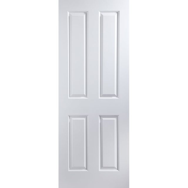 4 Panel Smooth Fire Check Door (FD30) - 44mm x 762mm x 1981mm (30")