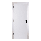 Flush White Primed - 1981mm - High - Factory Fitted "Fire Check" Doorset Builder