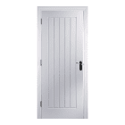 Vertical Panel Grained - Factory Fitted "Fire Check" Doorset Builder