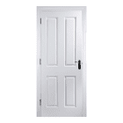 4 Panel Smooth - Factory Fitted "Fire Check" Doorset Builder