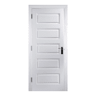 5 Panel Horizontal Smooth- Factory Fitted "Fire Check" Doorset Builder