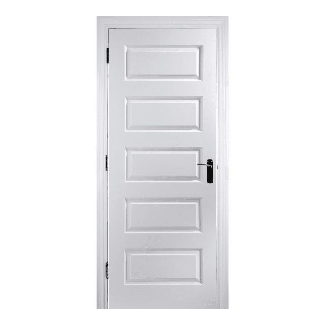 5 Panel Horizontal Smooth- Factory Fitted "Fire Check" Doorset Builder